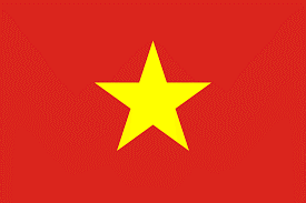 Bilde av flagg fra Vietnam. - Klikk for stort bilde