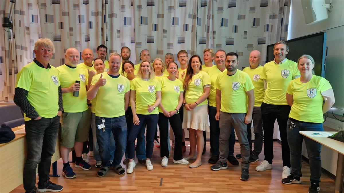 Deltakere på Energistaffen. - Klikk for stort bilde