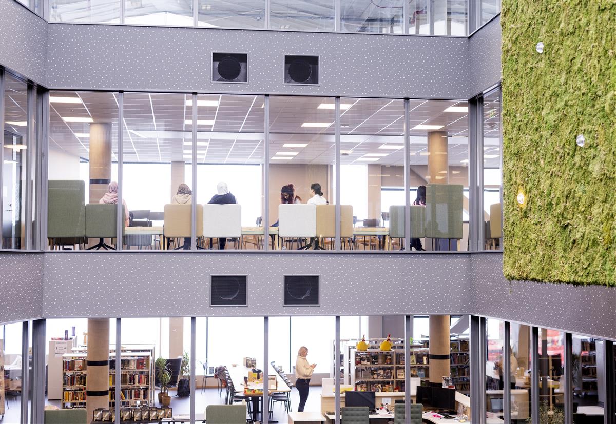 Bilde av skolen. - Klikk for stort bilde