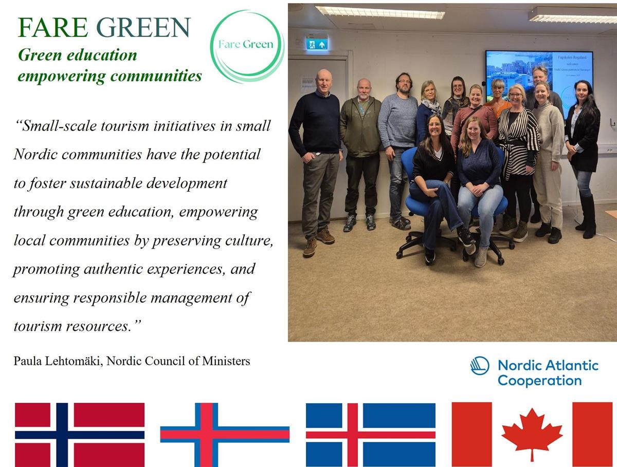 Picture of meeting with partners at Fagskolen Rogaland. - Klikk for stort bilde