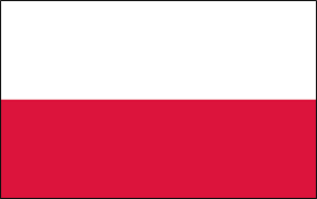 Bilde av flagg fra Polen. - Klikk for stort bilde