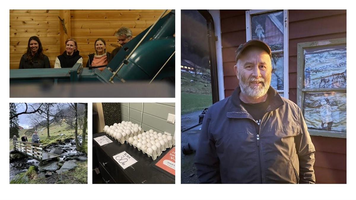 Collage fra Gryte kraftverk - Klikk for stort bilde
